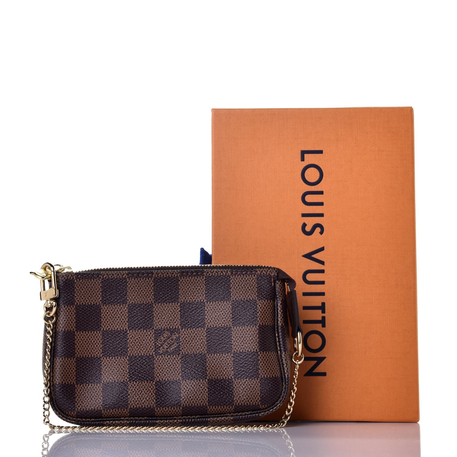 Louis Vuitton Damier Ebene Mini Pochette Accessories 9 of 9