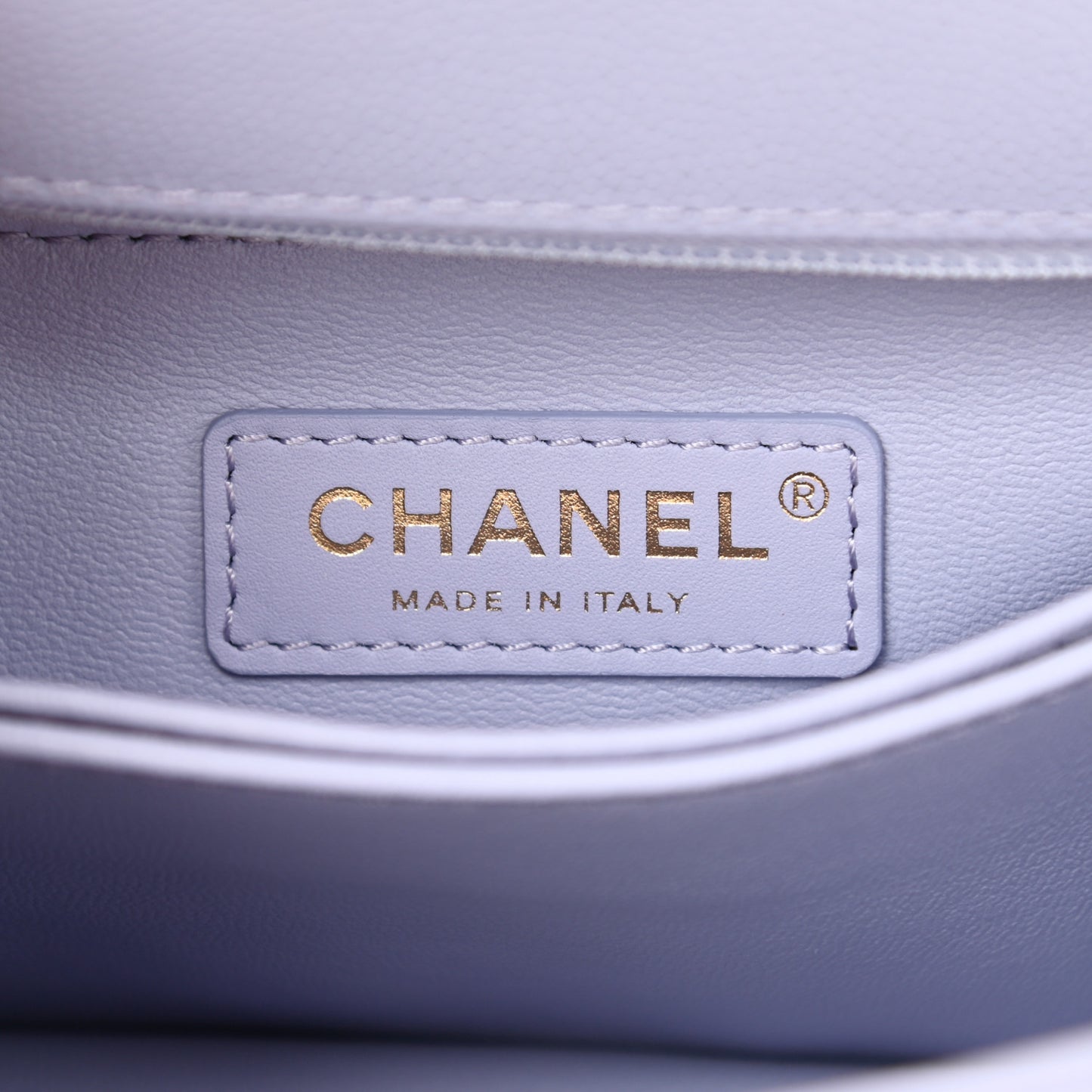 Caviar Quilted Mini Coco Handle Flap Light Purple