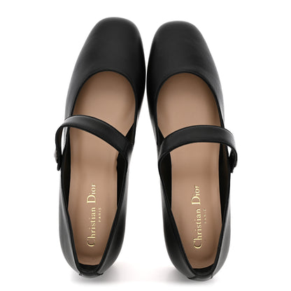 Christian Dior Brushed Calfskin Uniform 30mm Pumps 40 Black 2 of 10