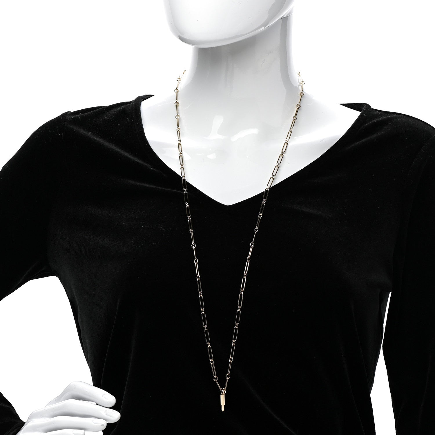 Hermes Permabrass Curiosite Long Necklace 2 of 6