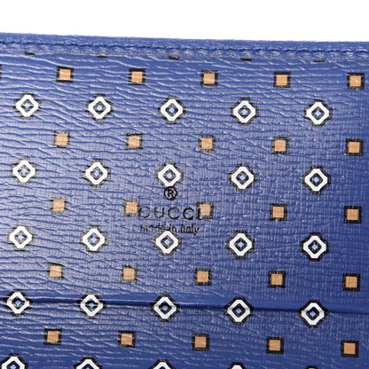 Gucci Textured Calfskin Interlocking G Card Case Caspian 6 of 7