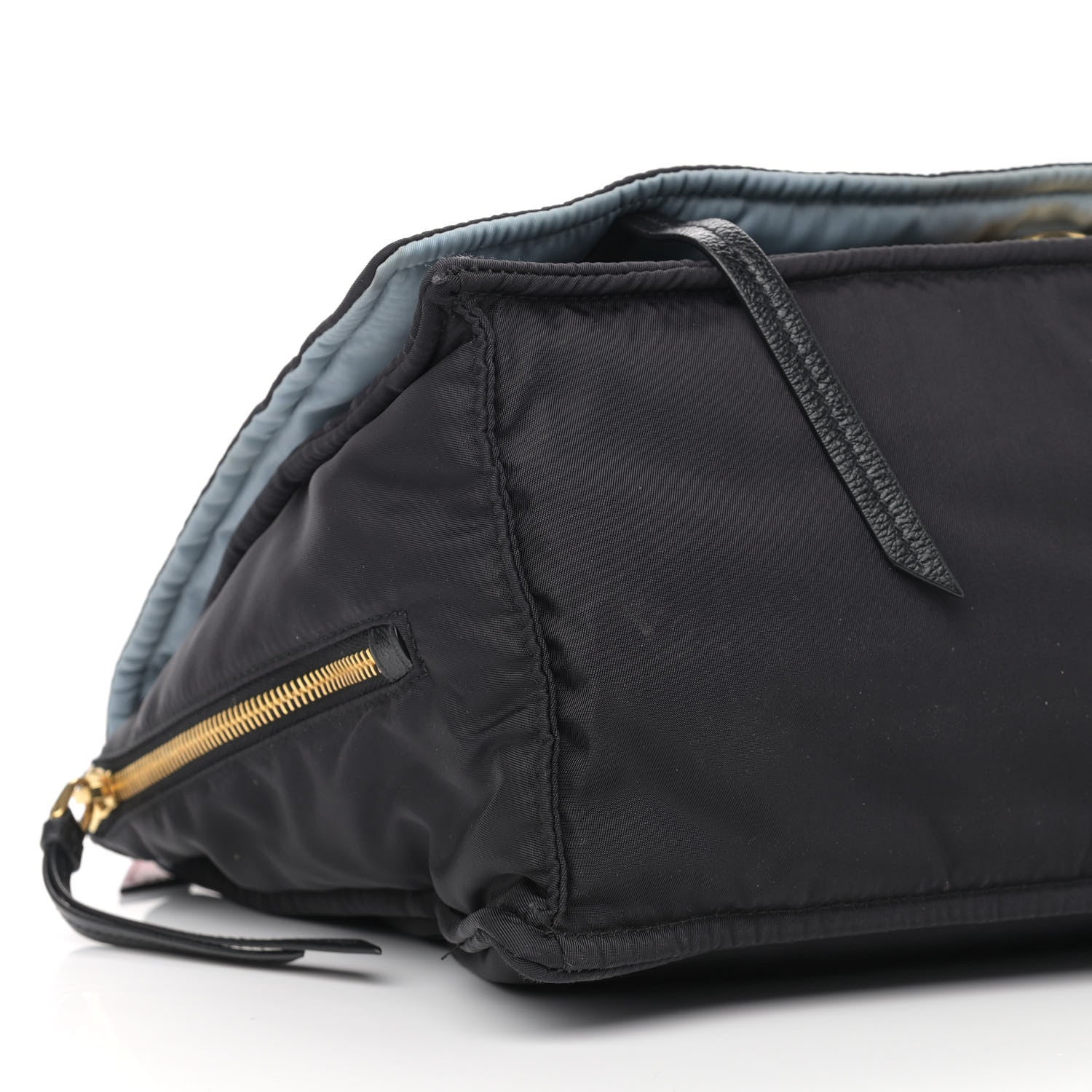 Prada Tessuto Nylon Etiquette Flap Black 9 of 14