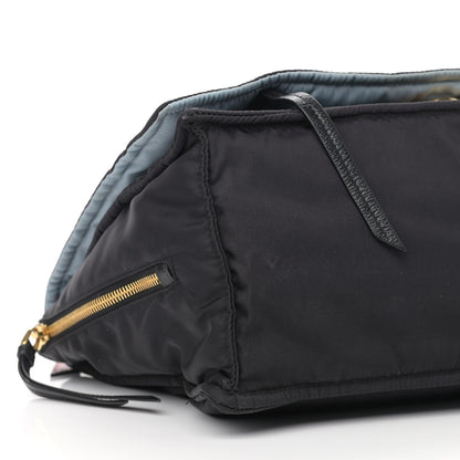 Prada Tessuto Nylon Etiquette Flap Black 9 of 14