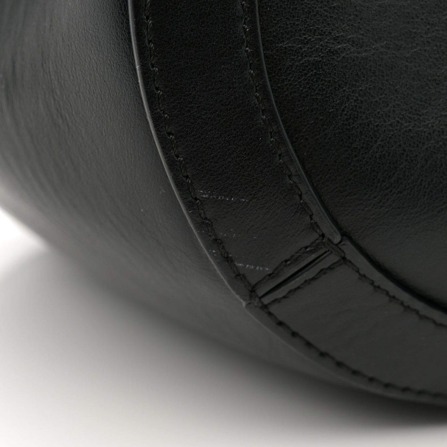 Calfskin Greca Goddess Tote Bag Black