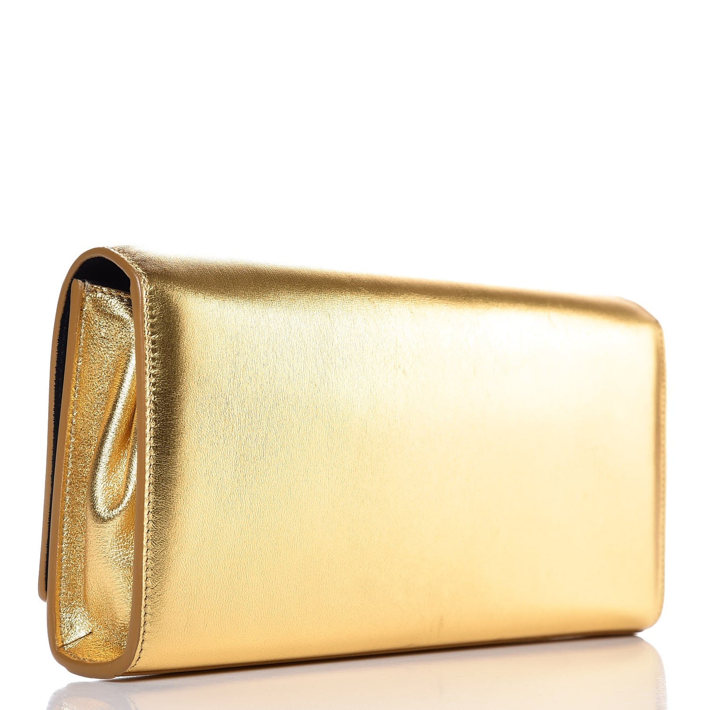 Metallic Calfskin Monogram Cassandre Clutch Ciad
