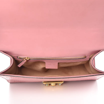 Gucci Guccissima Signature Medium Padlock Shoulder Bag Rose Baby Candy 6 of 12