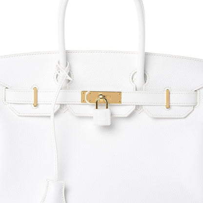 Hermes Epsom Birkin 30 White 9 of 9