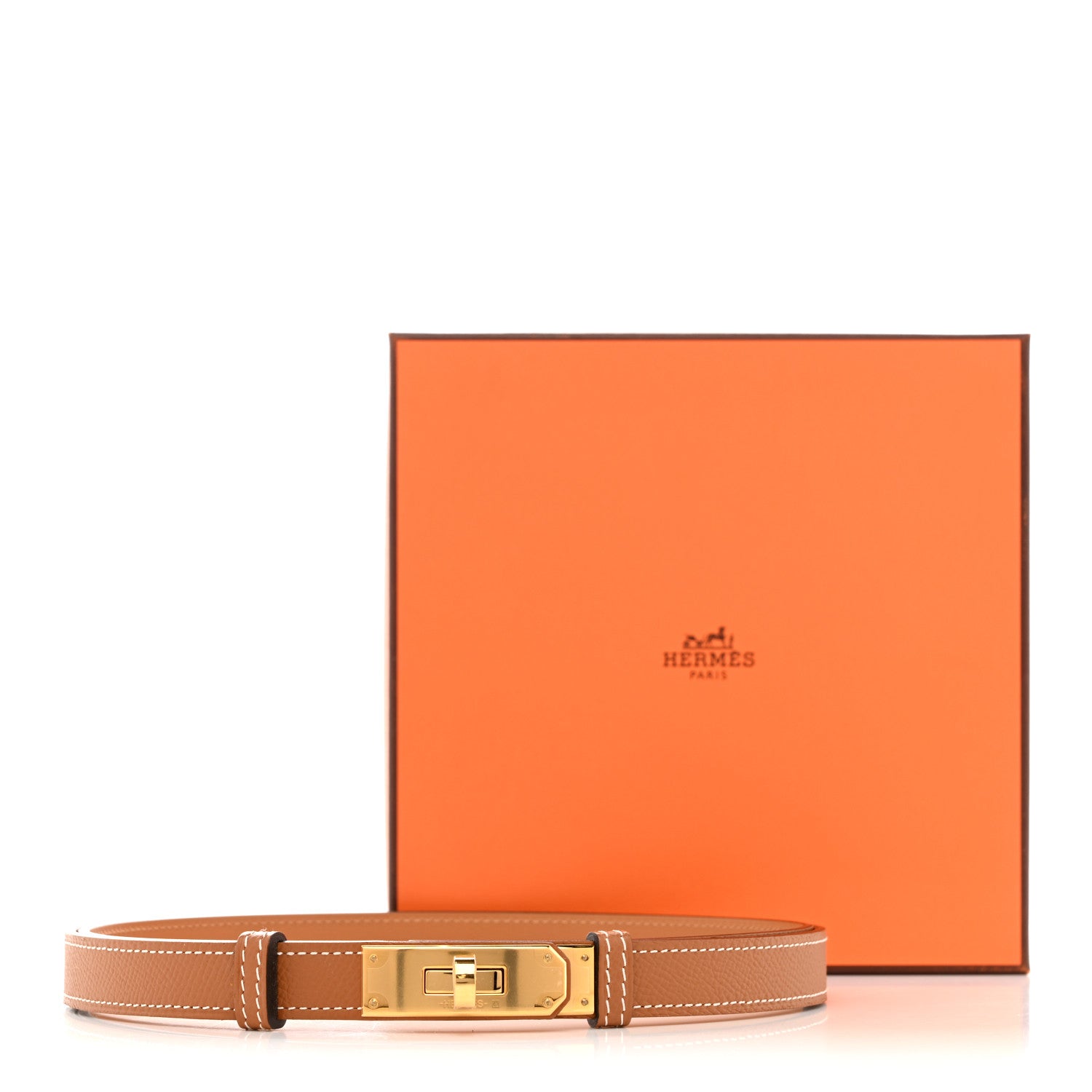Hermes Epsom Kelly Belt Gold 4 of 4