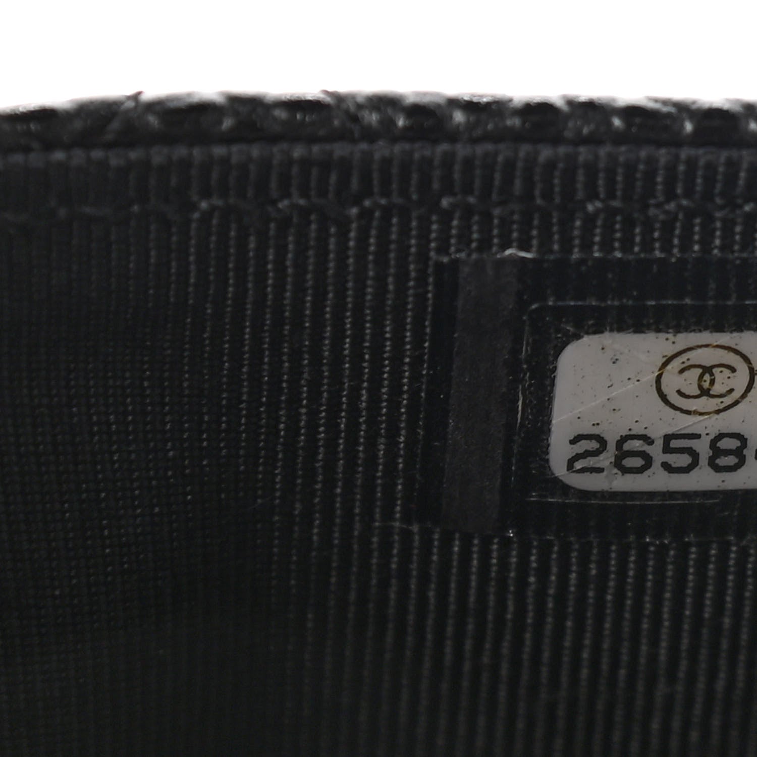 Chanel Caviar Quilted Flap Card Holder Black 8 of 8