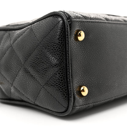 Chanel Caviar Quilted Small Bowler Black 9 of 13
