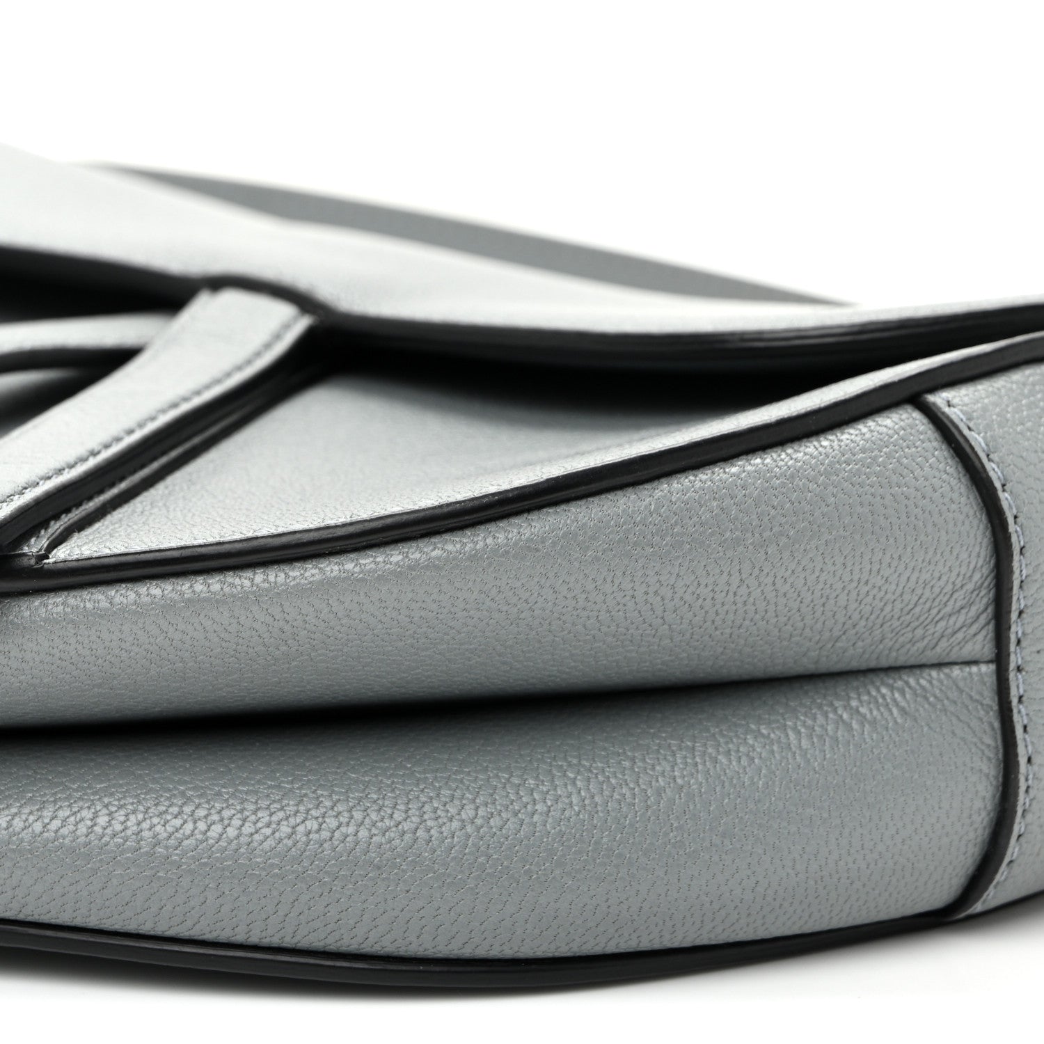 Christian Dior Shiny Goatskin Saddle Bag Cloud Blue 10 of 11