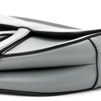 Christian Dior Shiny Goatskin Saddle Bag Cloud Blue 10 of 11