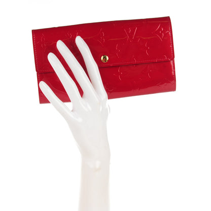 Louis Vuitton Vernis Sarah Wallet Pomme D'Amour 2 of 7