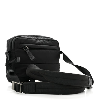Prada Nylon Saffiano Racing Logo Camera Crossbody Bag Black Yellow 2 of 10
