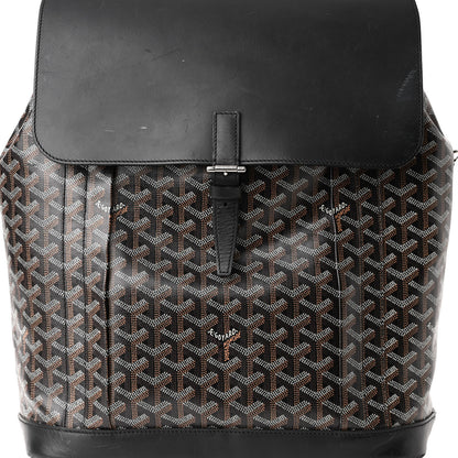 Goyard Goyardine Calfskin Alpin MM Backpack Black 7 of 11
