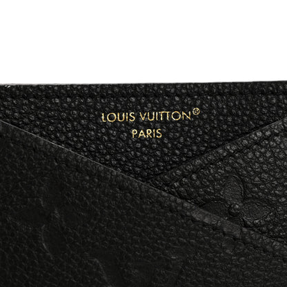 Louis Vuitton Empreinte Criss Cross Card Holder Black 6 of 8