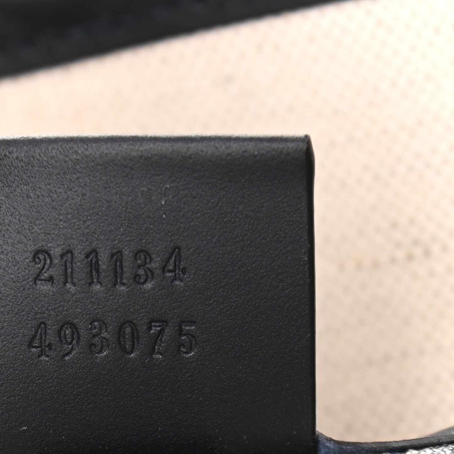 GG Plus Monogram Medium Signature Web Loop Tote Navy