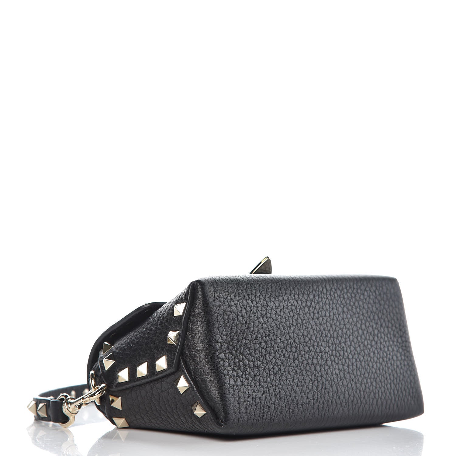 Valentino Garavani Vitello Mini Rockstud Crossbody Bag Black 4 of 10