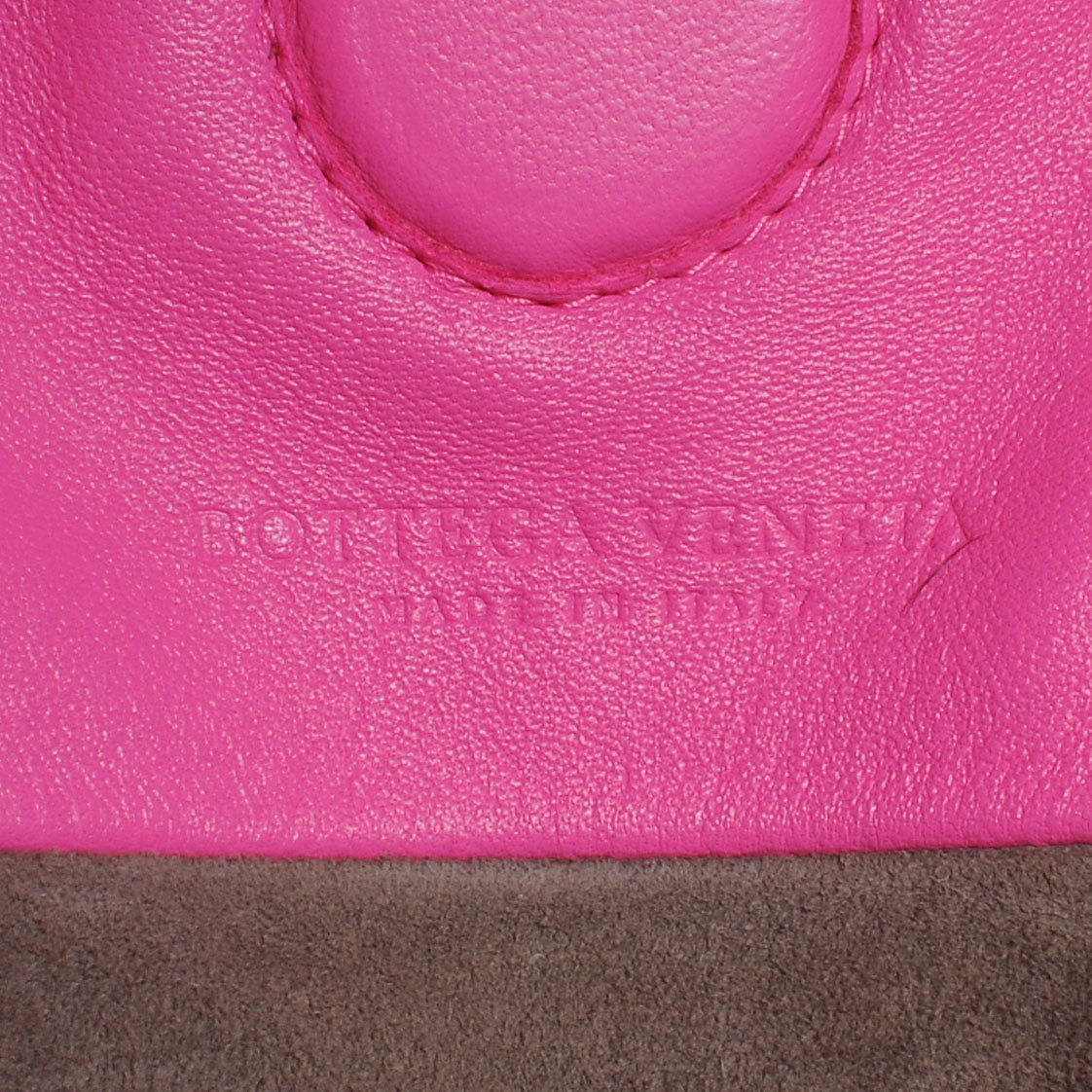 Nappa Intrecciato Python Tote Shocking Pink