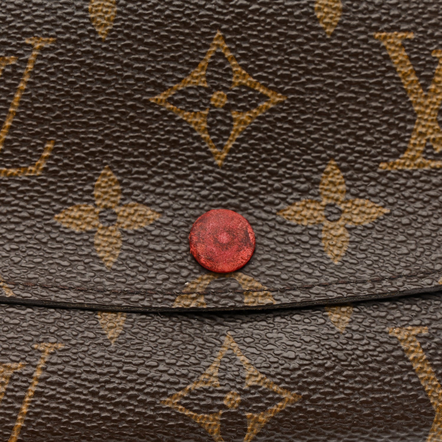 Louis Vuitton Monogram Emilie Wallet Red 14 of 14