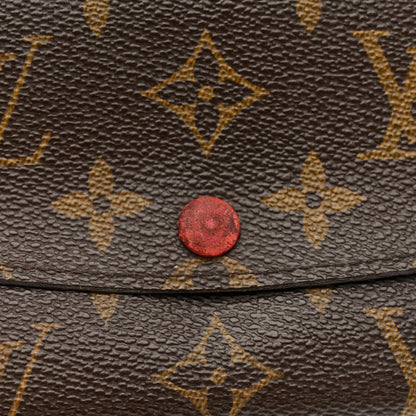 Louis Vuitton Monogram Emilie Wallet Red 14 of 14