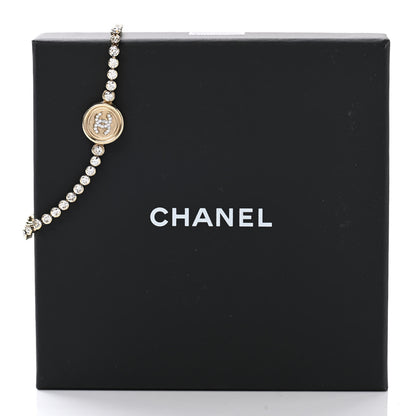 Chanel Crystal CC Chain Bracelet Gold 5 of 5
