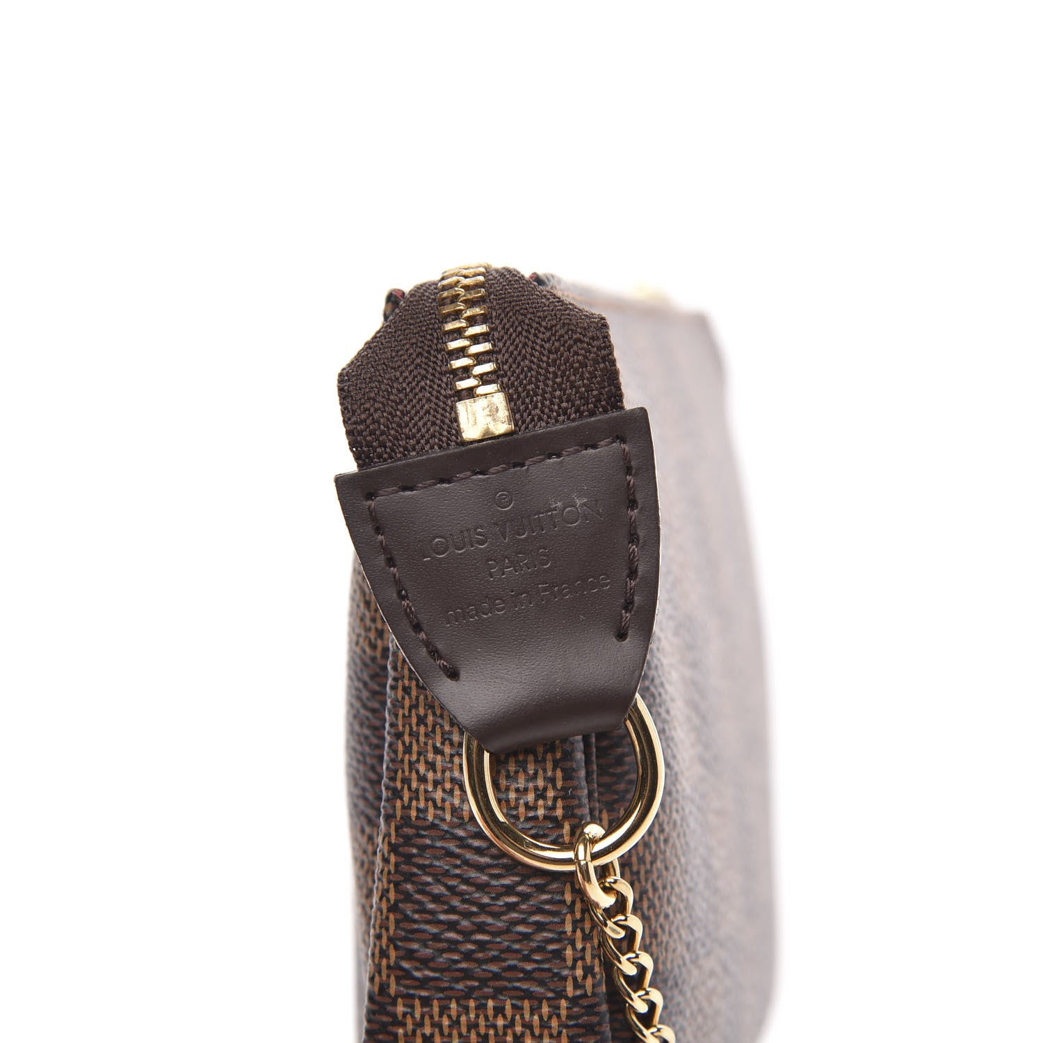Louis Vuitton Damier Ebene Mini Pochette Accessories 7 of 9
