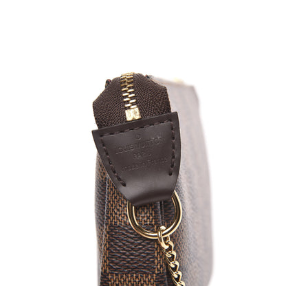 Louis Vuitton Damier Ebene Mini Pochette Accessories 7 of 9
