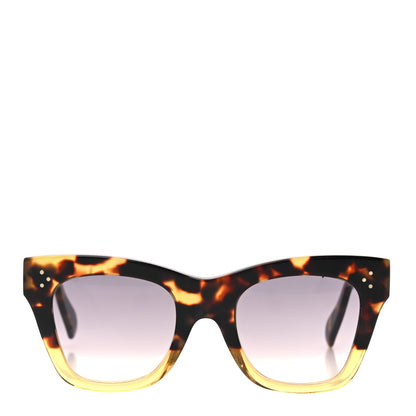 Celine Acetate Cat Eye Sunglasses CL40004I Havana Honey 2 of 7