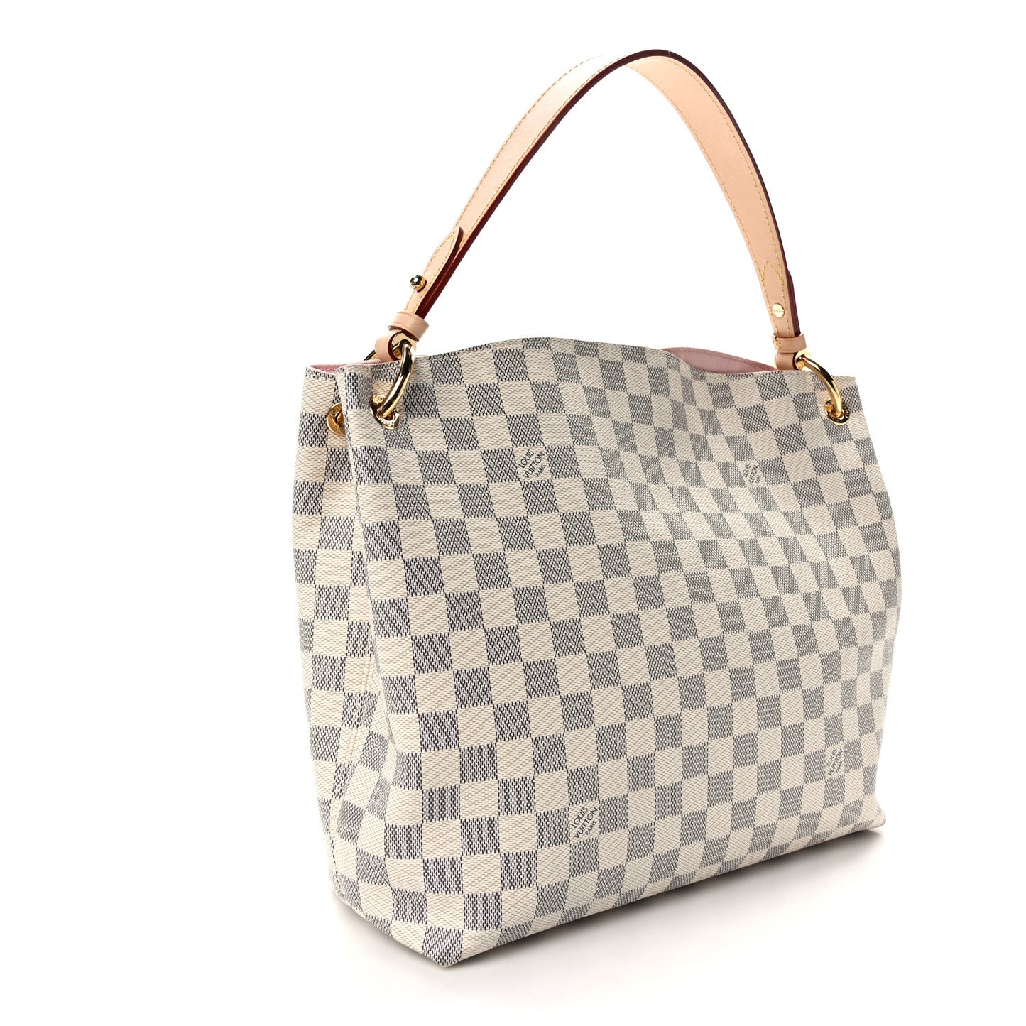 Damier Azur Graceful PM Rose Ballerine