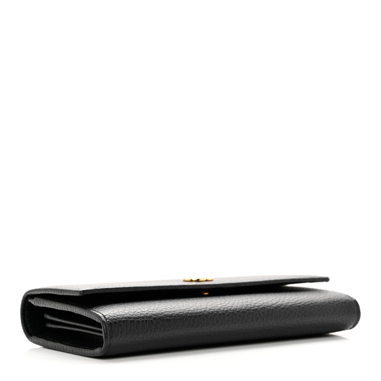 Dollar Calfskin GG Marmont Continental Wallet Black
