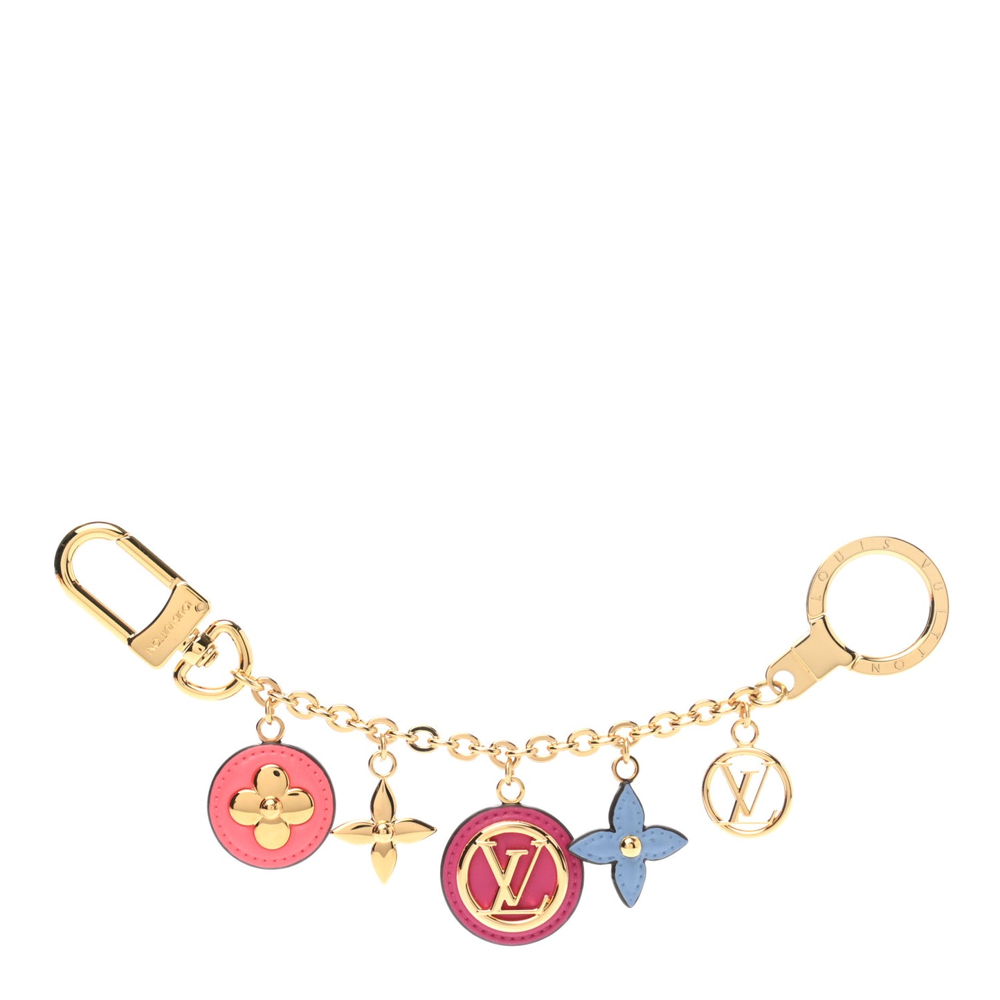 Preppy Flowers Bag Charm Chain Multicolor
