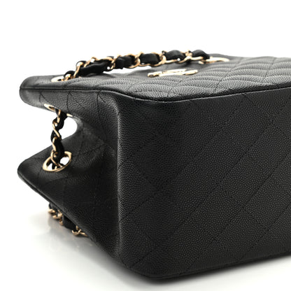 Chanel Caviar Quilted Mini Bucket Bag Black 9 of 11