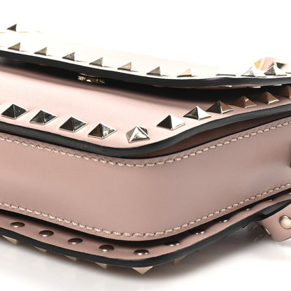 Valentino Garavani Vitello Rockstud Flap Crossbody Bag Water Rose 9 of 9