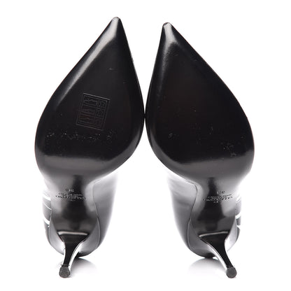 Valentino Garavani Patent VLTN 105mm Pumps 36 Black White 5 of 12