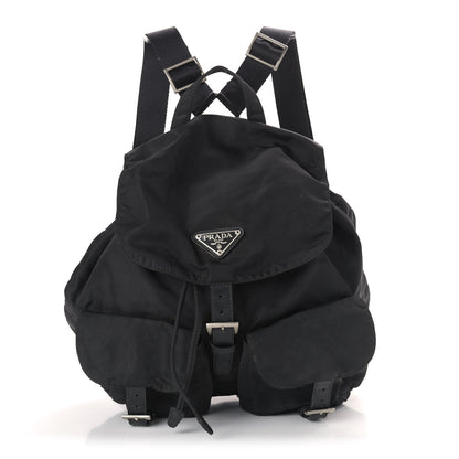 Prada Nylon Vela Medium Backpack Black 1 of 8