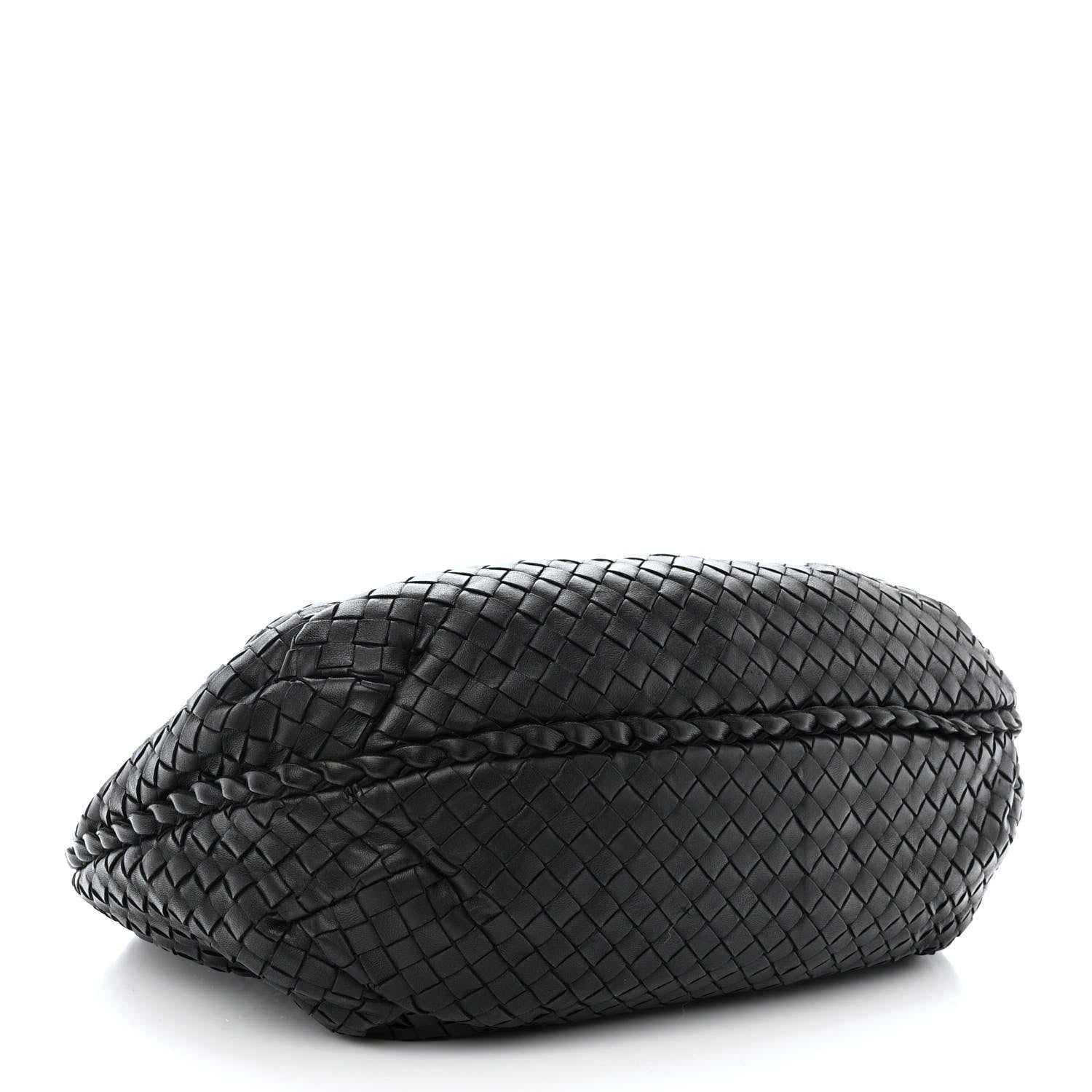 Bottega Veneta Nappa Intrecciato Medium Belly Veneta Hobo Black 4 of 10