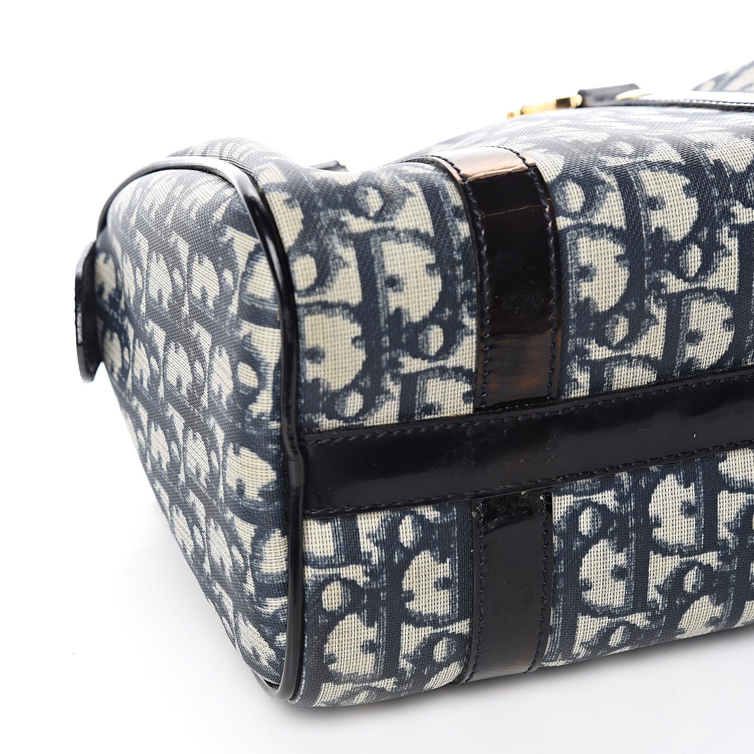 Christian Dior Monogram Boston Navy Blue 8 of 11