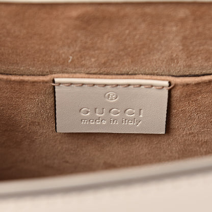 Gucci Calfskin Mini Sylvie Top Handle Bag White 6 of 13