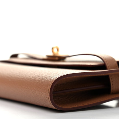 Hermes Chevre Mysore Kelly Wallet To Go Quebracho 9 of 9