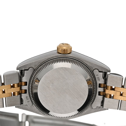 Rolex Stainless Steel 18K Yellow Gold Diamond 26mm Oyster Perpetual Datejust Watch White 79173 4 of 5