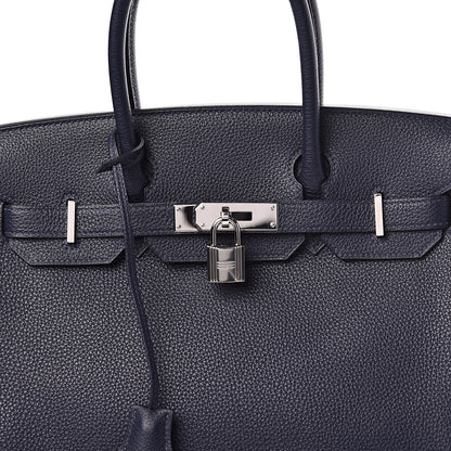 Hermes Togo Birkin 30 Bleu Nuit 10 of 11