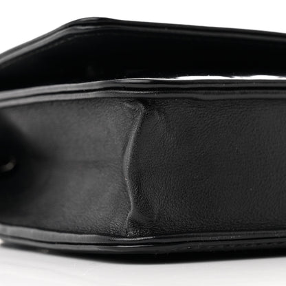 Chanel Glazed Calfskin Boy Wallet On Chain WOC Black 10 of 14