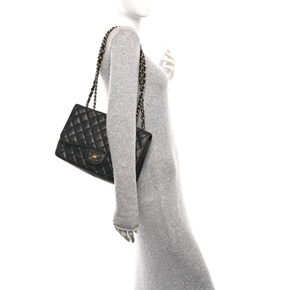 Chanel Caviar Quilted Jumbo Single Flap Black 2 of 11