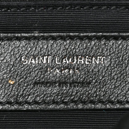 Saint Laurent Grained Lambskin Monogram Large Niki Chain Satchel Black 6 of 9