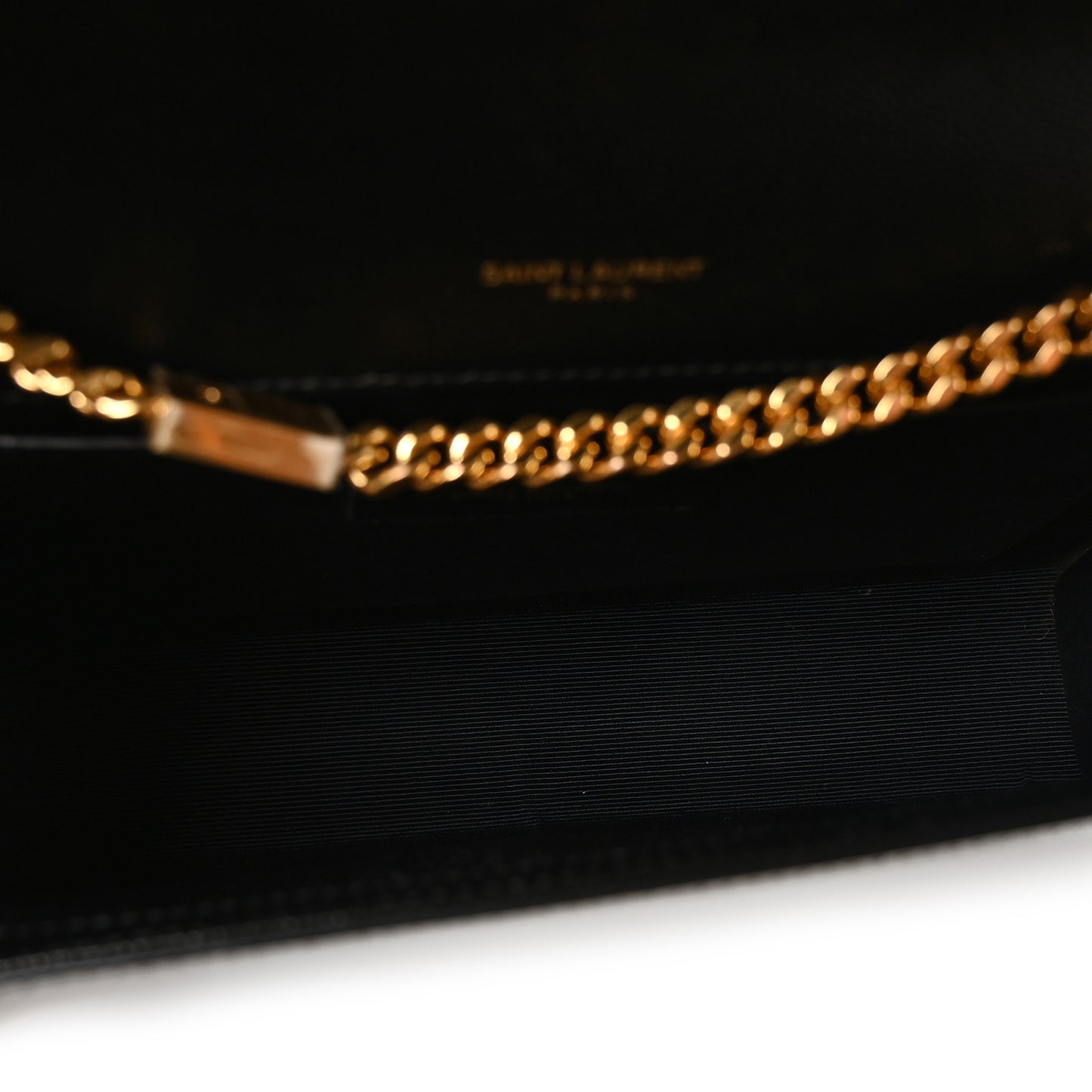 Grain De Poudre Medium Classic Monogram Kate Satchel Black