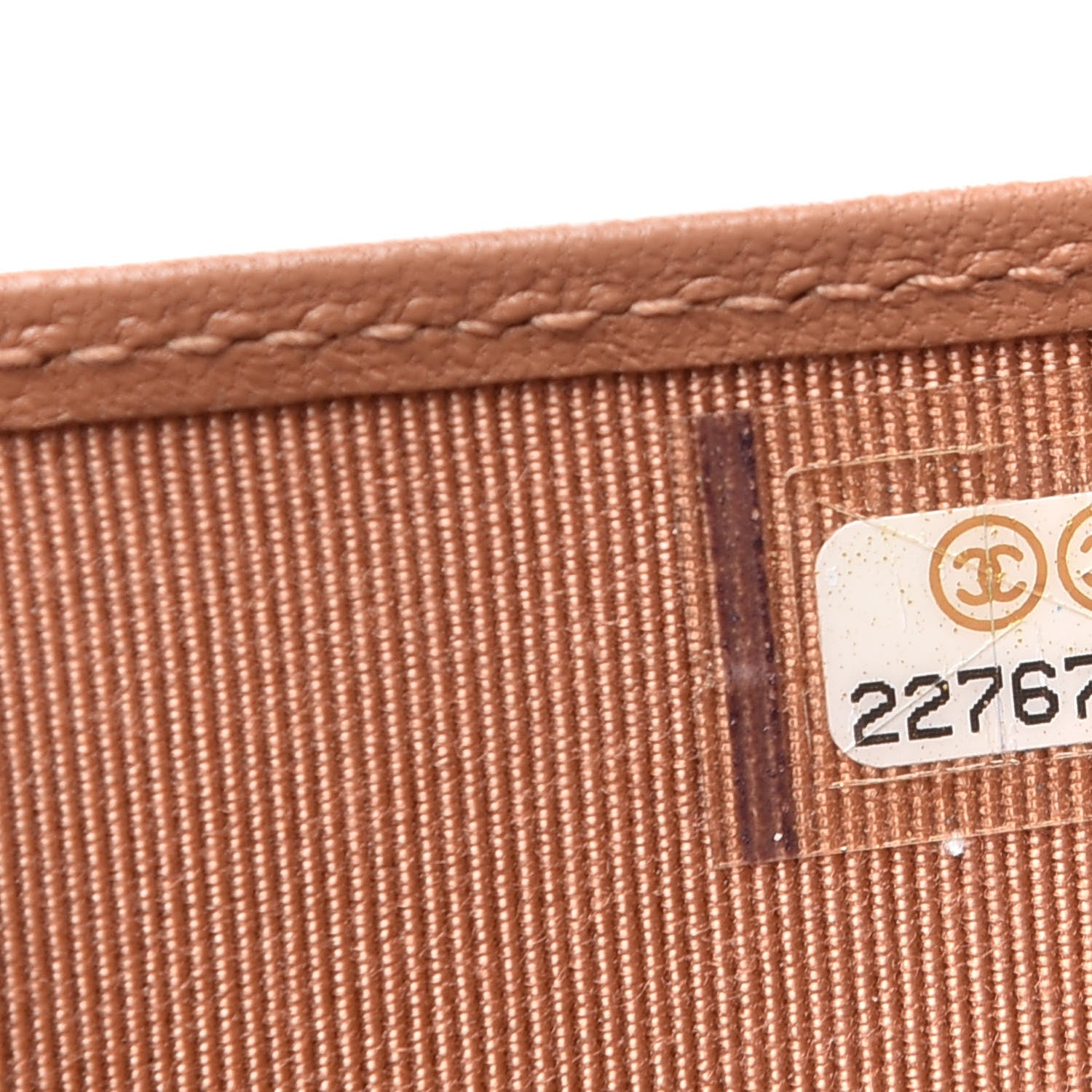 Chanel Lambskin Quilted Compact Flap Wallet Beige 7 of 8