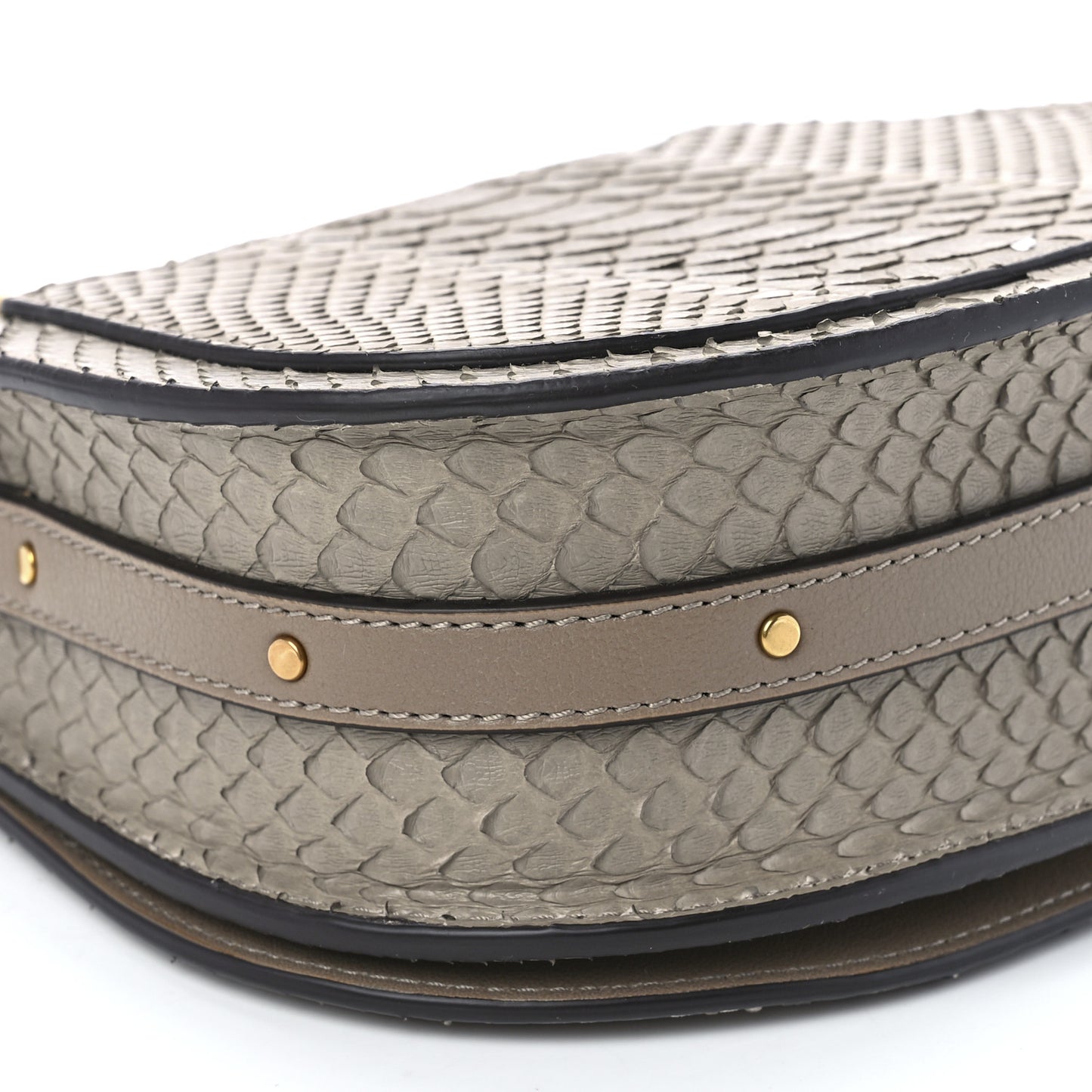 Python Small Nile Bracelet Bag Motty Grey