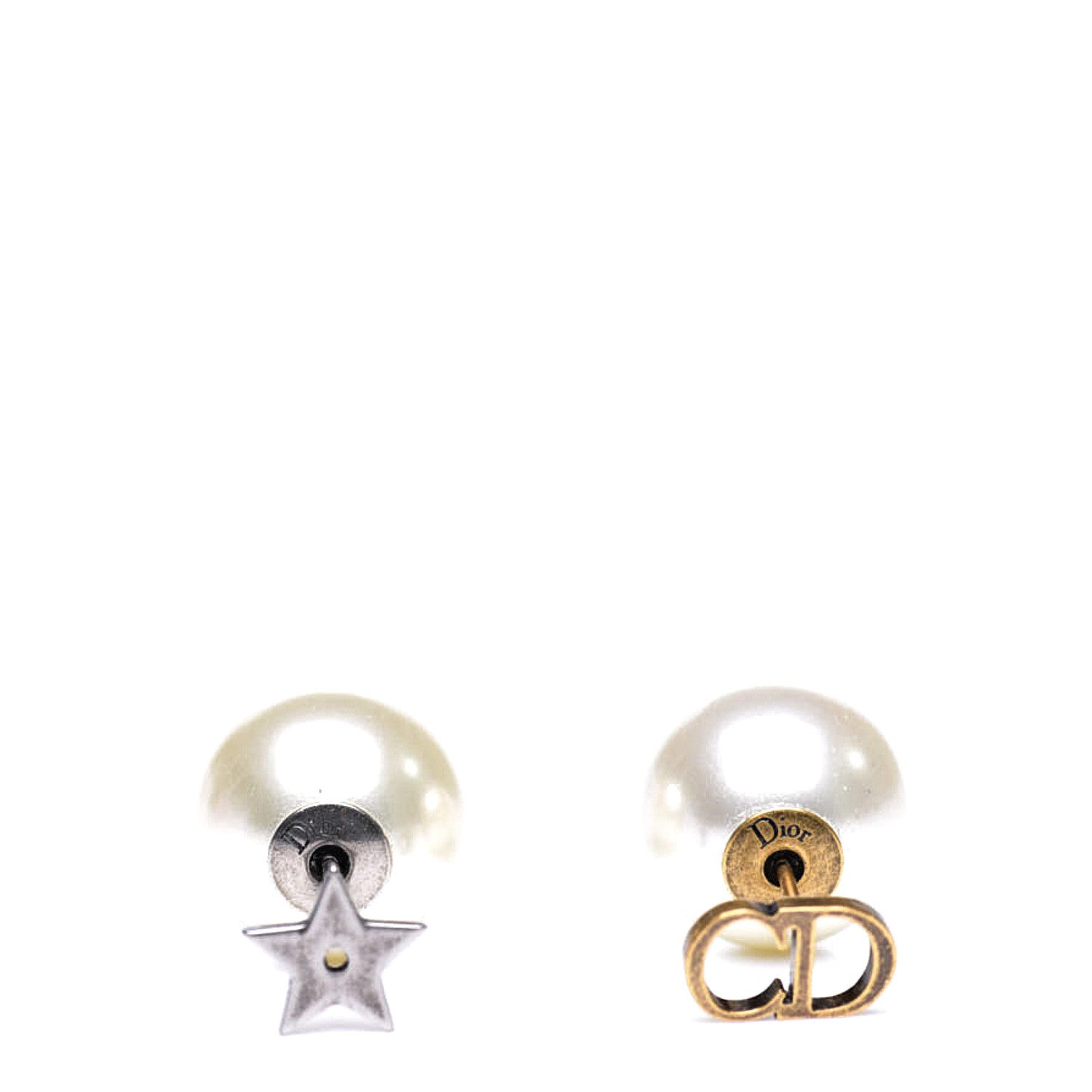 Christian Dior Pearl Dior Star Tribales Earrings 3 of 3