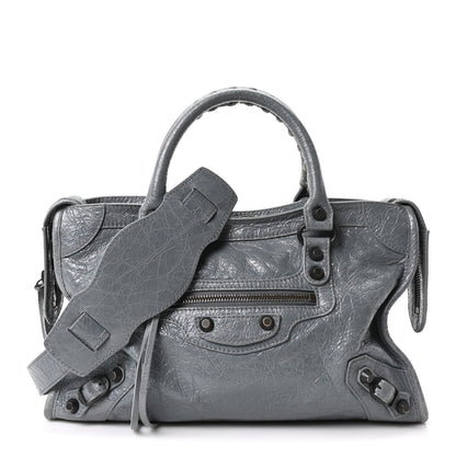 Balenciaga Agneau Arena Classic Hardware Small Le City Blue Grey 1 of 10